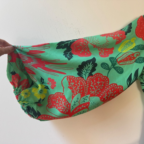 Farm Rio X Anthropologie Full Sleeved Maxi Dress Sz. XS - Picture 13 of 15